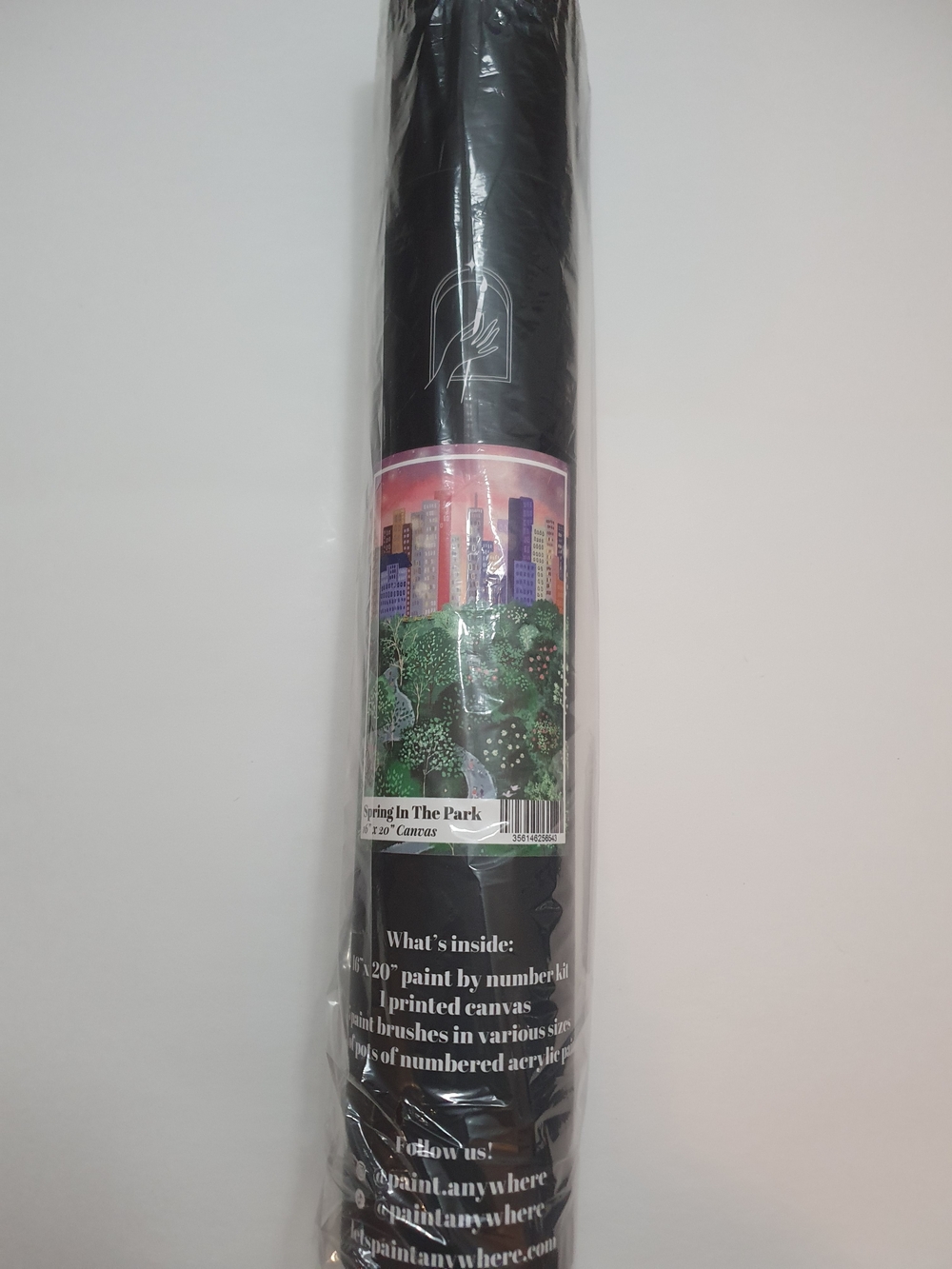 Paint Anywhere,City Park Wallpaper Roll Black Green NWT